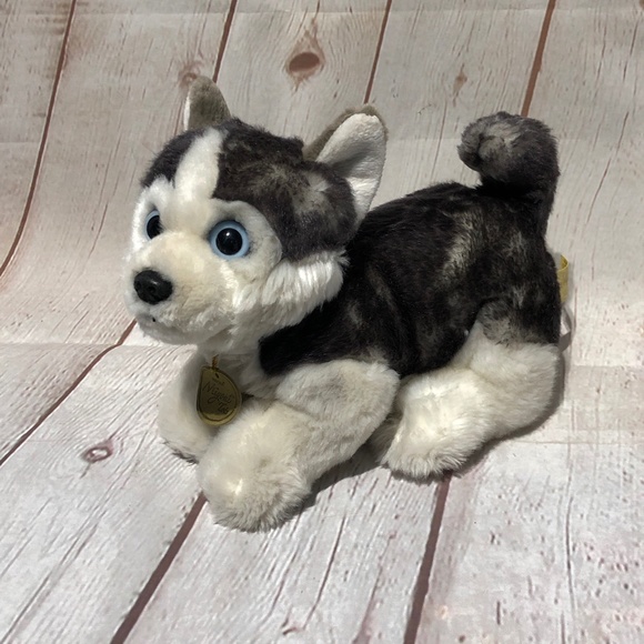 Siberian Husky Plush Puppy Dog plush Miyoni Tots Aurora - Picture 3 of 14